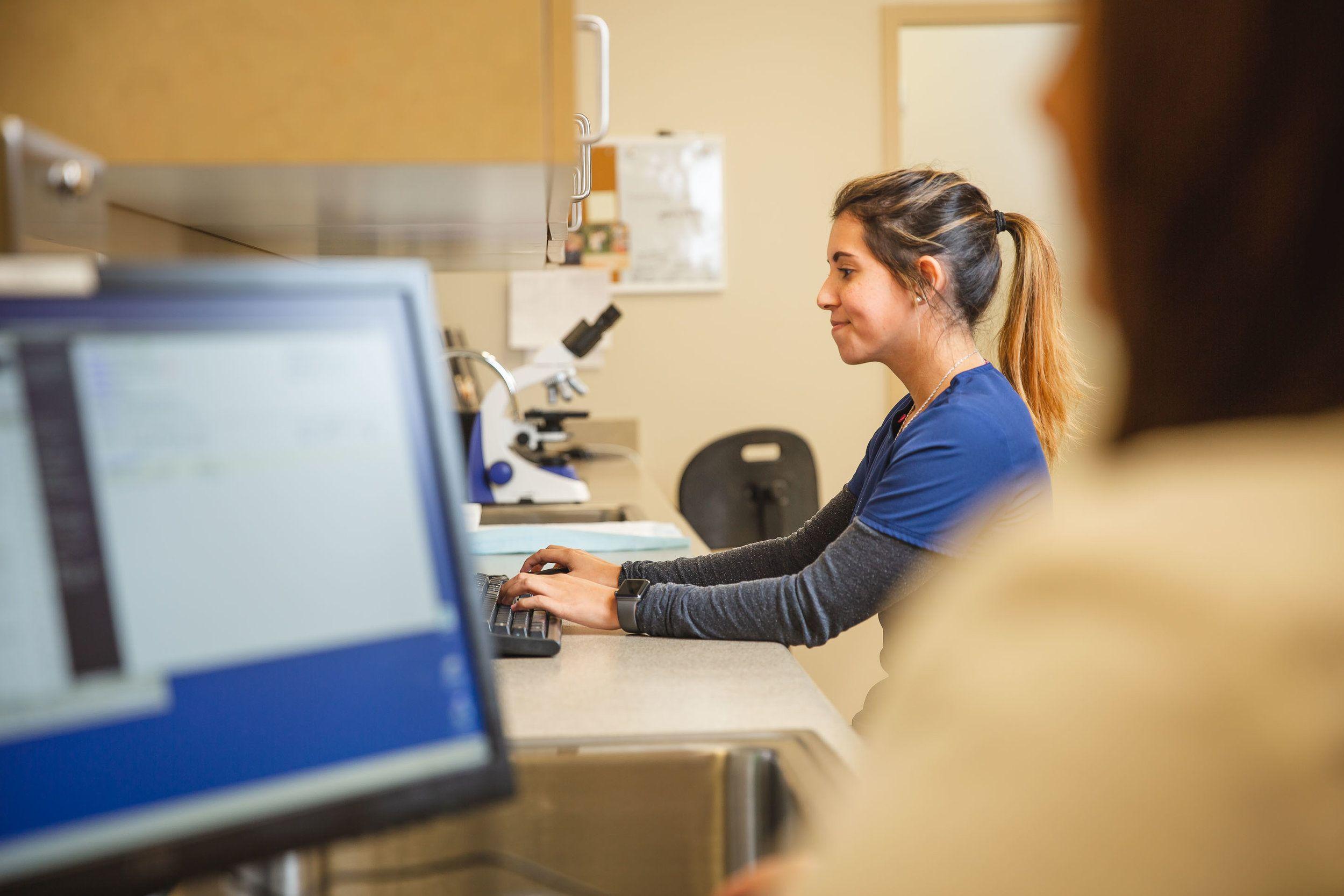 Doctors in office